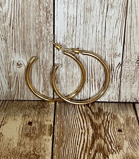 Thick Large Hoops