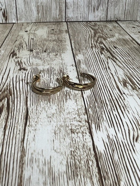 Small 2 Half Circle Hoops