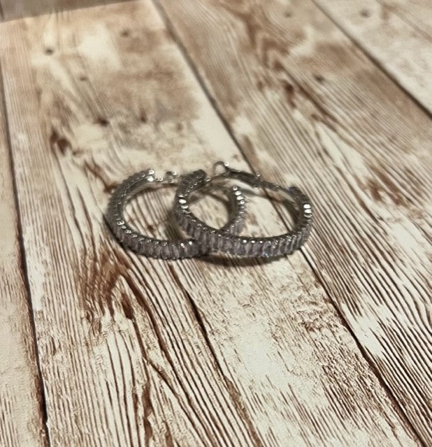 Cubic Zirconia Hoops
