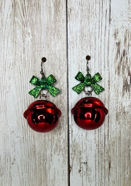 Metal Jingle Bell Earrings