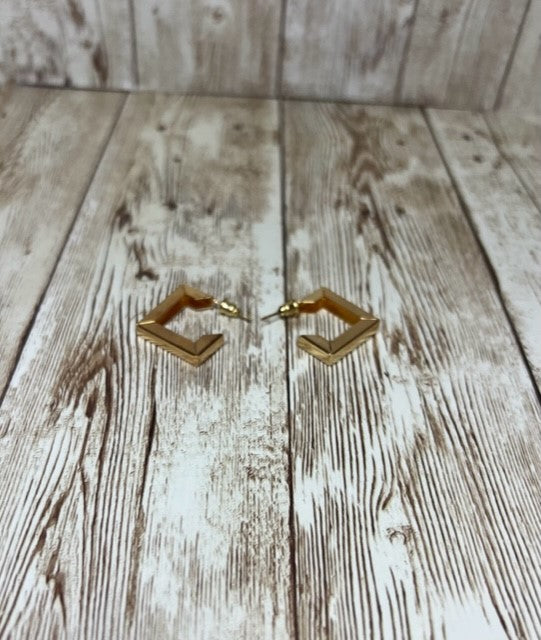 Small Square Earrings