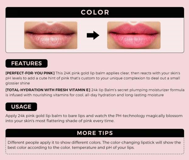 24K Gold Leaf Color Changing Repair Balm