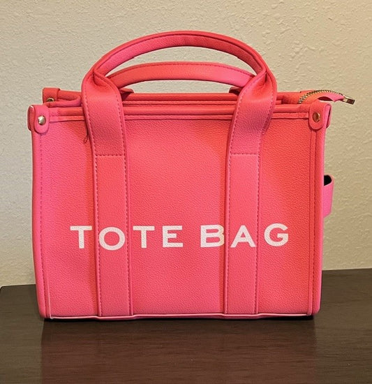 Hot Pink Medium Tote Bag