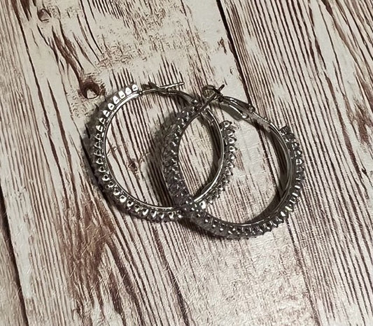 Cubic Zirconia Hoops